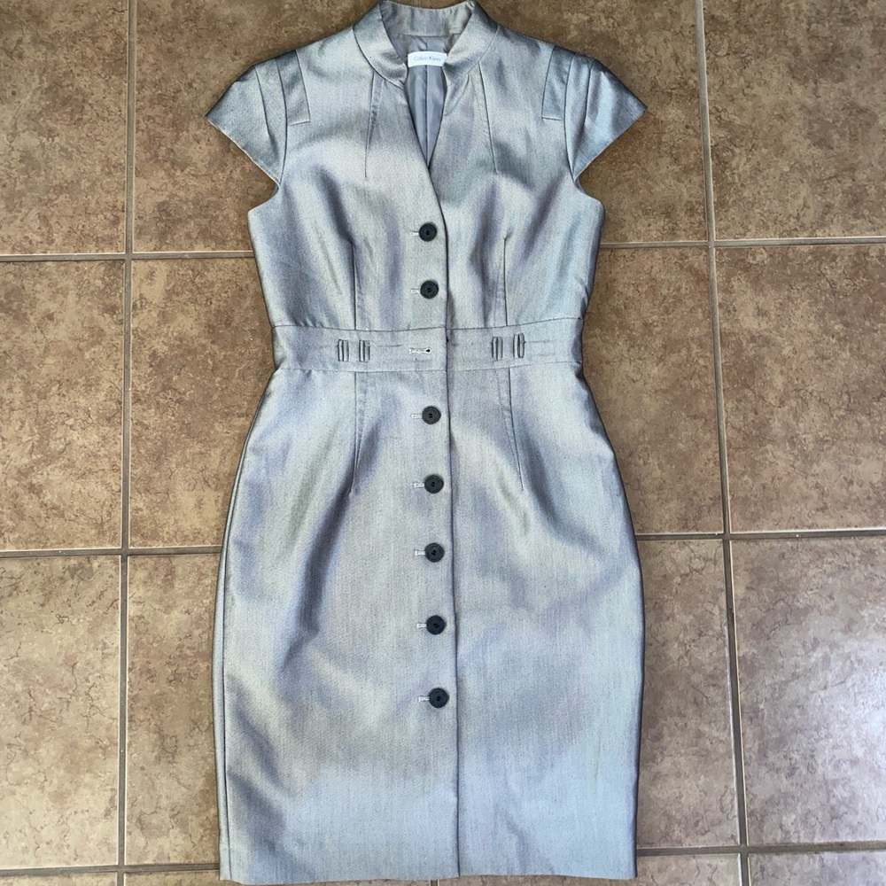 Calvin Klein Women’s Formal Botton Up Dress Size 4
